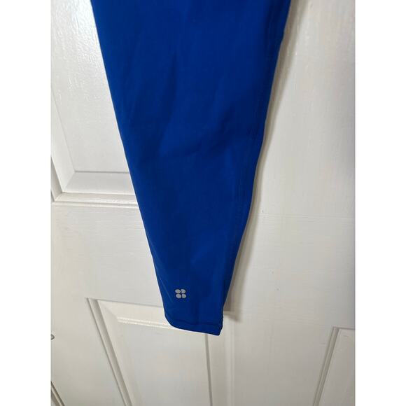 Sweaty Betty Leggings Small Lightning Blue High Rise Power 7/8 Workout Pants NWT - Picture 9 of 9